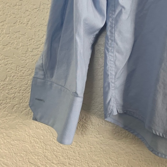 Theory | Blue button down cotton shirt men’s size large - Picture 11 of 16